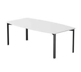 Стол переговорный Everprof EVO 2100х1100x755 Белый/Черный | Интернет магазин мебели и декора LifeDekor