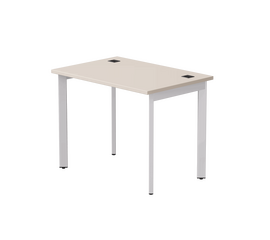 Стол прямой Everprof EVO на металлокаркасе 980х670х755 мм опоры 45гр Кашемир/Белый | Интернет магазин мебели и декора LifeDekor