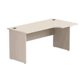 Стол эргономичный правый Everprof EVO опоры ЛДСП 1580х670(870)x755 мм Кашемир | Интернет магазин мебели и декора LifeDekor