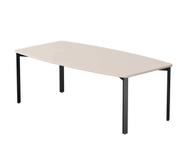 Стол переговорный Everprof EVO 2100х1100x755 Кашемир/Черный | Интернет магазин мебели и декора LifeDekor