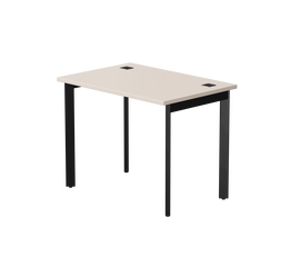 Стол прямой Everprof EVO на металлокаркасе 980х670х755 мм опоры 45гр Кашемир/Черный | Интернет магазин мебели и декора LifeDekor