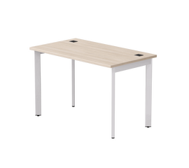 Стол прямой Everprof EVO на металлокаркасе 1180х670х755 мм опоры 45гр Дуб Соната/Белый | Интернет магазин мебели и декора LifeDekor