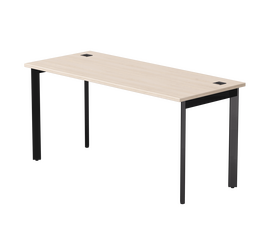Стол прямой Everprof EVO на металлокаркасе 1580х670х755 мм опоры 45гр Дуб Соната/Черный | Интернет магазин мебели и декора LifeDekor