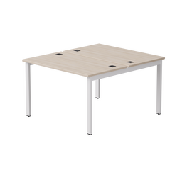 Бенч-система на 2 места Everprof EVO на металлокаркасе 1180х670(1370)x755 Дуб Соната/Белый | Интернет магазин мебели и декора LifeDekor