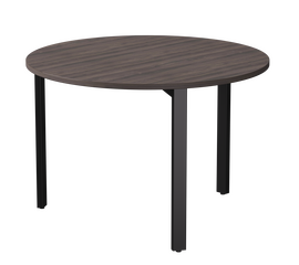 Стол переговорный Everprof EVO D1100 1100x755 Дуб Пасадена/Черный | Интернет магазин мебели и декора LifeDekor