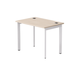 Стол прямой Everprof EVO на металлокаркасе 980х670х755 мм опоры 45гр Дуб Соната/Белый | Интернет магазин мебели и декора LifeDekor