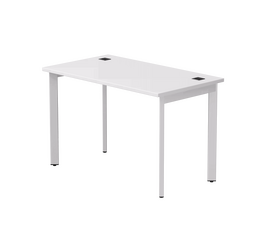 Стол прямой Everprof EVO на металлокаркасе 1180х670х755 мм опоры 45гр Белый/Белый | Интернет магазин мебели и декора LifeDekor
