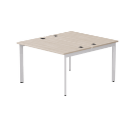 Бенч-система на 2 места Everprof EVO на металлокаркасе 1180х670(1370)x755 опоры 45гр Дуб Соната/Белый | Интернет магазин мебели и декора LifeDekor