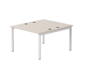 Бенч-система на 2 места Everprof EVO на металлокаркасе 1180х670(1370)x755 Кашемир/Белый | Интернет магазин мебели и декора LifeDekor