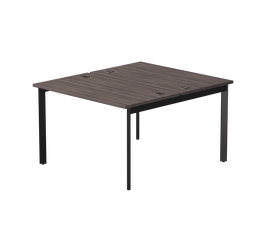 Бенч-система на 2 места Everprof EVO на металлокаркасе 1180х670(1370)x755 опоры 45гр Дуб Пасадена/Черный | Интернет магазин мебели и декора LifeDekor