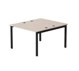 Бенч-система на 2 места Everprof EVO на металлокаркасе 1180х670(1370)x755 Дуб Соната/Черный | Интернет магазин мебели и декора LifeDekor