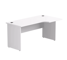 Стол эргономичный правый Everprof EVO опоры ЛДСП 1580х670(870)x755 мм Белый | Интернет магазин мебели и декора LifeDekor