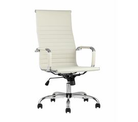 Кресло руководителя TopChairs City бежевое | Интернет магазин мебели и декора LifeDekor