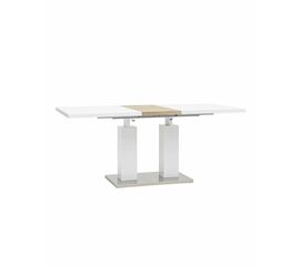 Стол обеденный Сиэтл раскладной 140-180*90 глянцевый белый | Интернет магазин мебели и декора LifeDekor