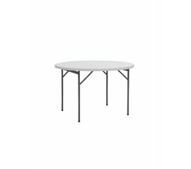 Стол круглый складной пластиковый Кейт 116 | Интернет магазин мебели и декора LifeDekor