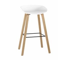 Стул барный LIBRA БЕЛЫЙ | Интернет магазин мебели и декора LifeDekor