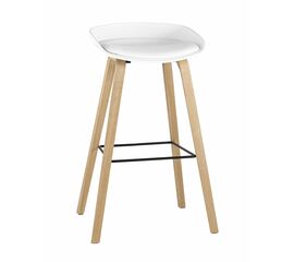 Стул барный LIBRA SOFT БЕЛЫЙ | Интернет магазин мебели и декора LifeDekor