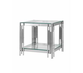 Журнальный столик 55*55 ГЭТСБИ серебро | Интернет магазин мебели и декора LifeDekor