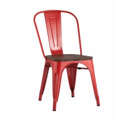 Стул TOLIX WOOD красный глянцевый | Интернет магазин мебели и декора LifeDekor