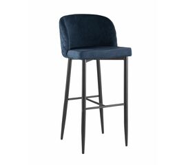 Стул барный Оскар велюр сине-зеленый | Интернет магазин мебели и декора LifeDekor