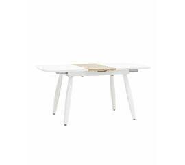 Стол обеденный Чикаго раскладной 120-160*90 белый | Интернет магазин мебели и декора LifeDekor