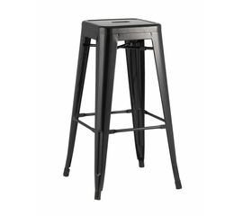 Стул барный TOLIX черный глянцевый | Интернет магазин мебели и декора LifeDekor