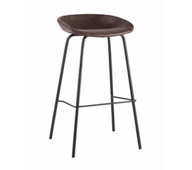 Стул барный Beetle Lite PU коричневый | Интернет магазин мебели и декора LifeDekor