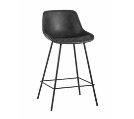 Стул полубарный TEXAS экокожа серый | Интернет магазин мебели и декора LifeDekor