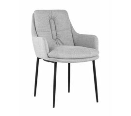 Кресло Саманта рогожка светло-серый | Интернет магазин мебели и декора LifeDekor