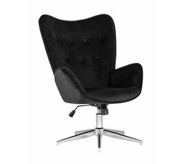 Кресло Филадельфия велюр черный | Интернет магазин мебели и декора LifeDekor