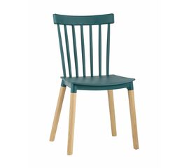 Стул Field пластик темно-бирюзовый | Интернет магазин мебели и декора LifeDekor