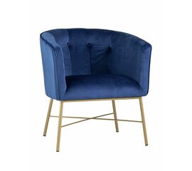 Кресло Шале велюр синий | Интернет магазин мебели и декора LifeDekor