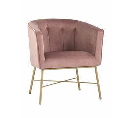 Кресло Шале велюр розовый | Интернет магазин мебели и декора LifeDekor