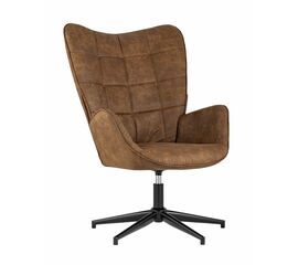 Кресло Ирис вращающееся коричневое | Интернет магазин мебели и декора LifeDekor