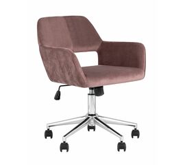 Кресло офисное Ross велюр розовый | Интернет магазин мебели и декора LifeDekor