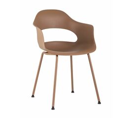 Стул Lady пластик коричневый | Интернет магазин мебели и декора LifeDekor