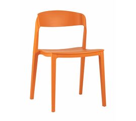 Стул Moris пластик оранжевый | Интернет магазин мебели и декора LifeDekor