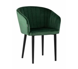 Стул с подлокотниками Нейтон велюр зеленый | Интернет магазин мебели и декора LifeDekor