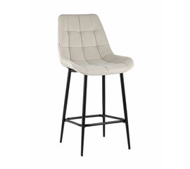 Стул полубарный Флекс велюр бежевый | Интернет магазин мебели и декора LifeDekor