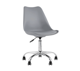 Стул офисный BLOK NEW пластиковый серый | Интернет магазин мебели и декора LifeDekor