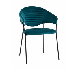 Стул Алексис велюр сине-зелёный | Интернет магазин мебели и декора LifeDekor