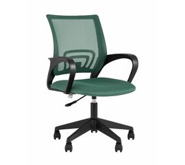 Кресло офисное TopChairs ST-Basic сетка/ткань зеленый | Интернет магазин мебели и декора LifeDekor