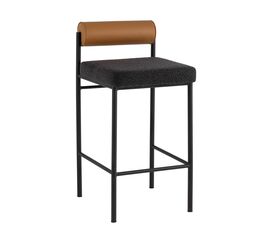 Стул полубарный Балла темно-серый | Интернет магазин мебели и декора LifeDekor