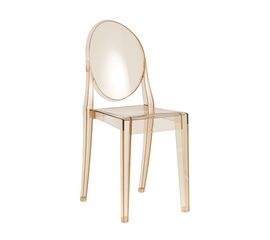 Стул Victoria Ghost NEW янтарный | Интернет магазин мебели и декора LifeDekor