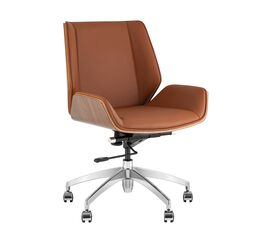 Кресло офисное TopChairs Crown SN коричневый | Интернет магазин мебели и декора LifeDekor