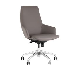 Кресло офисное TopChairs Bow серый | Интернет магазин мебели и декора LifeDekor