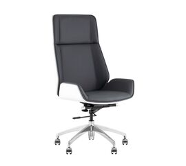 Кресло руководителя TopChairs Crown SN серо-голубой | Интернет магазин мебели и декора LifeDekor