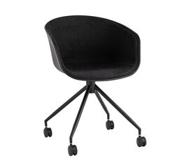 Кресло офисное LIBRA рогожка черный | Интернет магазин мебели и декора LifeDekor