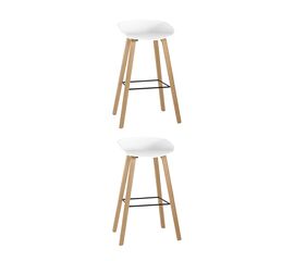 Стул барный LIBRA БЕЛЫЙ 2 шт | Интернет магазин мебели и декора LifeDekor