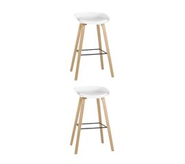 Стул барный LIBRA SOFT БЕЛЫЙ 2 шт | Интернет магазин мебели и декора LifeDekor